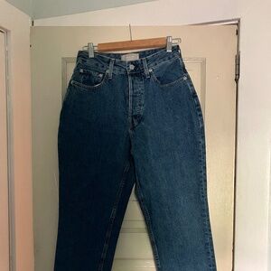 New Condition Everlane Dark Wash Jeans - 90's Cheeky Straight Leg